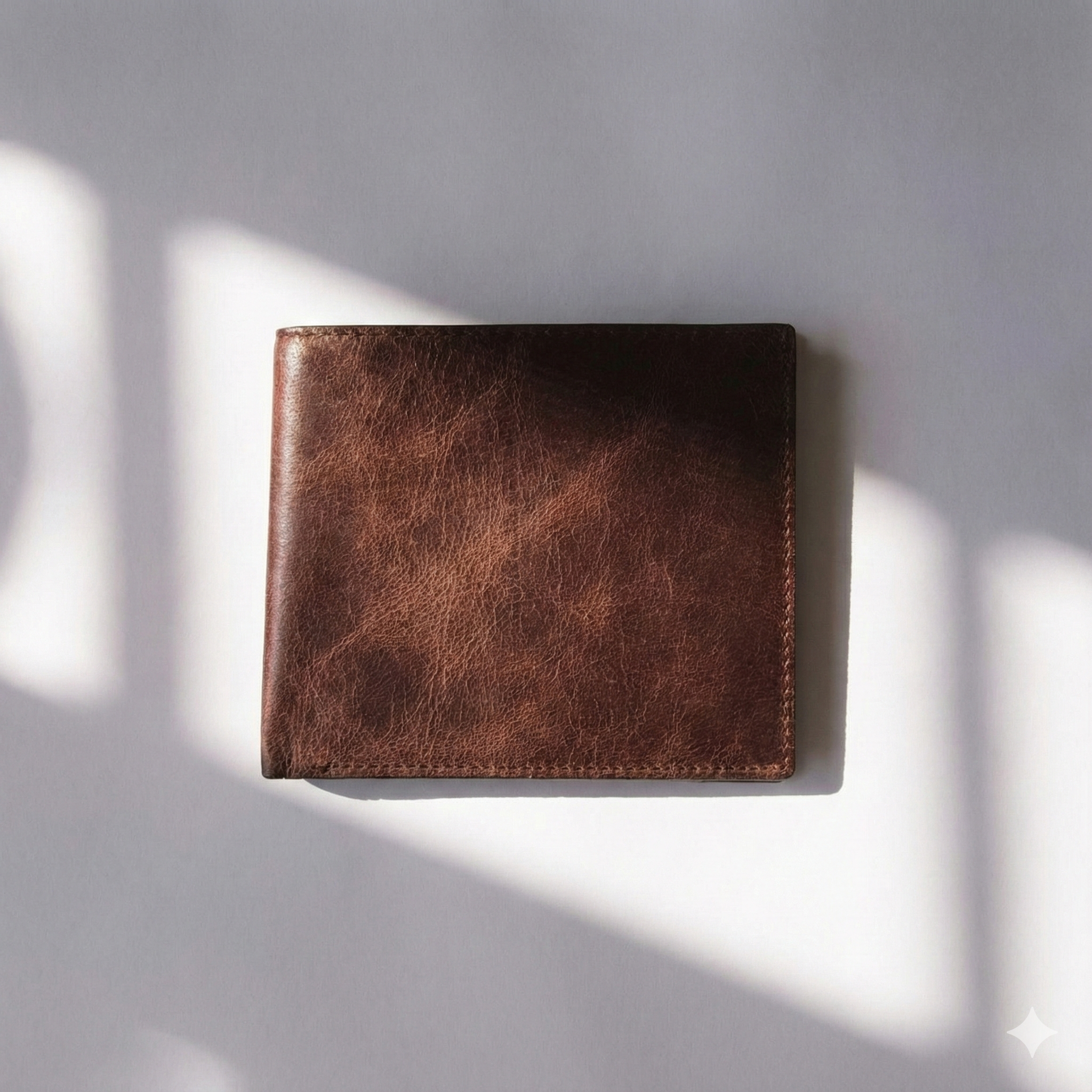 The Classic Leather Wallet - Brown