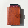 The Card Push Wallet - Tan