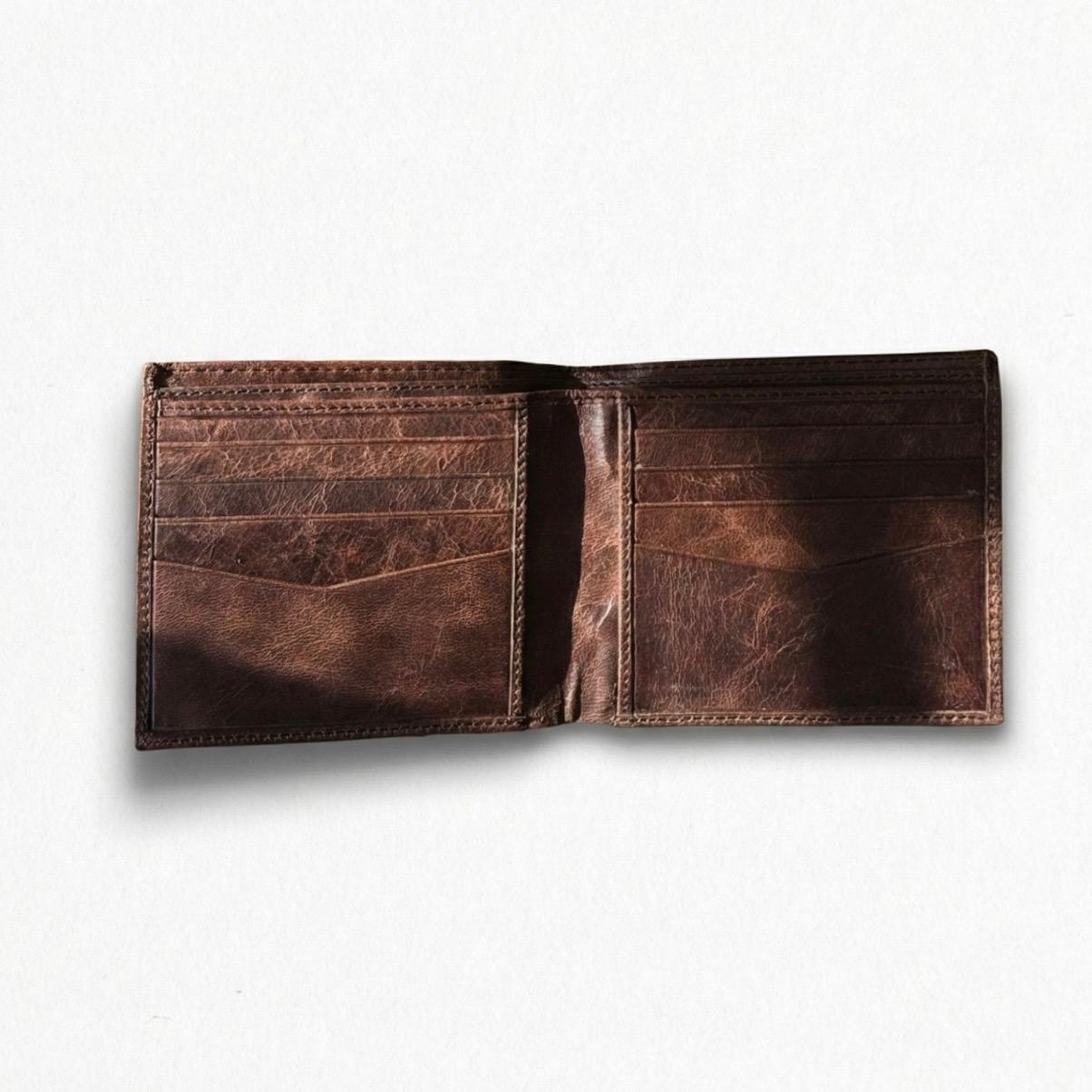 The Classic Leather Wallet - Brown